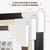 image:imageGolden State Art Picture Frame Corner Protectors Pack of 100 Fits 1 15 and 21 Frames Adjustable Cardboard Edges for Paintings Cardboard Packing Corner for Shipping Art  Fits 1 15 and 21 Frames Edge Protectors for Shipping For Paintings amp Picture Frames Packing Item Edge ProtectionWhite