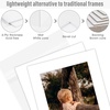 image:imageGolden State Art White Photo Mat with Backing Boards and Clear Bags  Great for Frames Artwork Prints Pictures Pack of 20 5x7 for 4x6