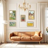 image:imageGolden State Art8x12 Ornate Picture FrameReal Glass FrontBlack Gold  Includes buildin buttons and hangersInner bead trim design8x12 Decorative photo frameWall mountChampagne Gold