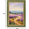 image:imageGolden State Art8x12 Ornate Picture FrameReal Glass FrontBlack Gold  Includes buildin buttons and hangersInner bead trim design8x12 Decorative photo frameWall mountMuted Green Gold