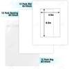 image:imagePack of 100 5x7 BLACK Picture Mats Mattes with White Core Bevel Cut for 4x6 Photo  Back  Bags  Acid Free Mattes with White Core Bevel Cut for 4x6 Photos  35x55 Opening Size Full Mat SetsWhite