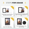 image:imagePack of 100 5x7 BLACK Picture Mats Mattes with White Core Bevel Cut for 4x6 Photo  Back  Bags  Acid Free Mattes with White Core Bevel Cut for 4x6 Photos  35x55 Opening Size Full Mat SetsBlack