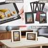 image:imagePack of 100 5x7 BLACK Picture Mats Mattes with White Core Bevel Cut for 4x6 Photo  Back  Bags  Acid Free Mattes with White Core Bevel Cut for 4x6 Photos  35x55 Opening Size Full Mat SetsBlack