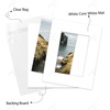 image:imagePack of 100 5x7 BLACK Picture Mats Mattes with White Core Bevel Cut for 4x6 Photo  Back  Bags  Acid Free Mattes with White Core Bevel Cut for 4x6 Photos  35x55 Opening Size Full Mat SetsWhite