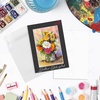 image:imagePack of 100 5x7 BLACK Picture Mats Mattes with White Core Bevel Cut for 4x6 Photo  Back  Bags  Acid Free Mattes with White Core Bevel Cut for 4x6 Photos  35x55 Opening Size Full Mat SetsBlack
