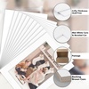 image:imagePack of 100 5x7 WHITE Picture Mats Mattes with White Core Bevel Cut for 4x6 Photo  Back  Bags  AcidFree PreCut Mat 35x55 Opening White Core Bevel Cut For Photo Art Poster or Print Display Mats Mattes5 x 7 100Pack Complete Set