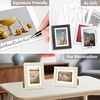 image:imagePack of 100 5x7 WHITE Picture Mats Mattes with White Core Bevel Cut for 4x6 Photo  Back  Bags  AcidFree PreCut Mat 35x55 Opening White Core Bevel Cut For Photo Art Poster or Print Display Mats Mattes5 x 7 100Pack Complete Set