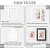 image:imagePack of 100 5x7 WHITE Picture Mats Mattes with White Core Bevel Cut for 4x6 Photo  Back  Bags  AcidFree PreCut Mat 35x55 Opening White Core Bevel Cut For Photo Art Poster or Print Display Mats Mattes5 x 7 50Pack White Mats