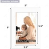 image:imagePack of 100 5x7 WHITE Picture Mats Mattes with White Core Bevel Cut for 4x6 Photo  Back  Bags  AcidFree PreCut Mat 35x55 Opening White Core Bevel Cut For Photo Art Poster or Print Display Mats Mattes5 x 7 25Pack White Mats