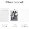 image:imagePack of 100 5x7 WHITE Picture Mats Mattes with White Core Bevel Cut for 4x6 Photo  Back  Bags  AcidFree PreCut Mat 35x55 Opening White Core Bevel Cut For Photo Art Poster or Print Display Mats Mattes5 x 7 10Pack Complete Set