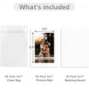image:imagePack of 100 5x7 WHITE Picture Mats Mattes with White Core Bevel Cut for 4x6 Photo  Back  Bags  AcidFree PreCut Mat 35x55 Opening White Core Bevel Cut For Photo Art Poster or Print Display Mats Mattes5 x 7 50Pack Complete Set