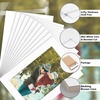image:imagePack of 100 5x7 WHITE Picture Mats Mattes with White Core Bevel Cut for 4x6 Photo  Back  Bags  AcidFree PreCut Mat 35x55 Opening White Core Bevel Cut For Photo Art Poster or Print Display Mats Mattes5 x 7 25Pack Complete Set