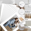 image:imagePack of 100 5x7 WHITE Picture Mats Mattes with White Core Bevel Cut for 4x6 Photo  Back  Bags  AcidFree PreCut Mat 35x55 Opening White Core Bevel Cut For Photo Art Poster or Print Display Mats Mattes5 x 7 10Pack Complete Set