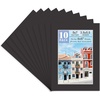 image:imageGolden State Art 10 Pack 8x10 White Picture Mat for 5x7 Photos  White Core Bevel Edge Acid Free 4ply Thick Framing Picture MatsBlack