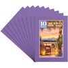 image:imageGolden State Art 10 Pack AcidFree Picture Mat 11x14 for 8x10 China Red  Colored Photo Mat PreCut 75x95 Opening 4Ply Thick White Core Bevel Cut Great for Frames Artwork Prints PicturesAfrican Violet