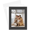 image:imageGolden State Art 10 Pack Black PreCut 11x14 Picture Mat for 85x11 Photo  Acid Free Photo Mat with 8x105 inch Opening White Core High Premier Bevel Cut Mattes11x14 for 85x11  10Pack Complete Set