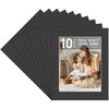 image:imageGolden State Art 10 Pack Black PreCut 11x14 Picture Mat for 85x11 Photo  Acid Free Photo Mat with 8x105 inch Opening White Core High Premier Bevel Cut Mattes11x14 for 85x11  10Pack Black Mats