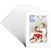 image:imagePack of 100 5x7 WHITE Picture Mats Mattes with White Core Bevel Cut for 4x6 Photo  Back  Bags  AcidFree PreCut Mat 35x55 Opening White Core Bevel Cut For Photo Art Poster or Print Display Mats Mattes5 x 7 50Pack White Mats