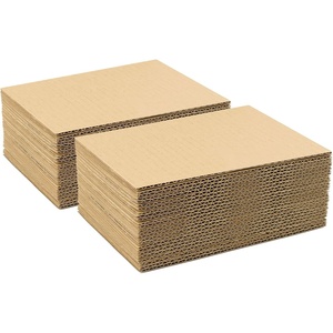 image:imageGolden State Art 10 Pack 8x10 Cardboard Sheets 18 For Packaging Inserts  Flat Layer Pads Corrugated Card Board Inserts For Packing Mailing or DIY Art Crafts Box Dividers Brown50pack