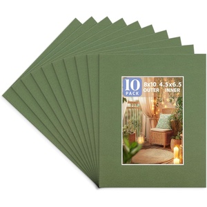 image:imageGolden State Art 10 Pack AcidFree Picture Mat 11x14 for 8x10 Mauve Purple  Colored Photo Mat PreCut 75x95 Opening 4Ply Thick White Core Bevel Cut Great for Frames Artwork Prints PicturesRock Garden