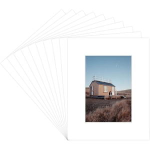 image:imageGolden State Art 10 Pack White 8x10 Mat for 5x7 Photo include BackingsBags  AcidFree PreCut Kit Mats Matte Sets with White Core Bevel Cut 45x65 Opening for 5x7 PhotosPictures Artwork and Prints8 x 10 Pack of 25 White Mat