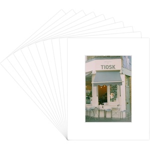 image:imageGolden State Art 10 Pack White 8x10 Mat for 5x7 Photo include BackingsBags  AcidFree PreCut Kit Mats Matte Sets with White Core Bevel Cut 45x65 Opening for 5x7 PhotosPictures Artwork and Prints8 x 10 Pack of 10 White Mat