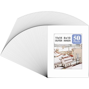 image:imageGolden State Art 10 Pack White Picture Mat 11x14 For 8x10 with BakcingBags  AcidFree PreCut 4PlyBevel Cut White Core 75x95 Opening for 8x10 PrintPhotosPictures and Artwork11 x 14 50Pack Mats