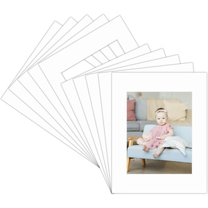 image:imageGolden State Art 10 Pack White Picture Mat 11x14 For 8x10 with BakcingBags  AcidFree PreCut 4PlyBevel Cut White Core 75x95 Opening for 8x10 PrintPhotosPictures and Artwork11 x 14 10Pack Mats