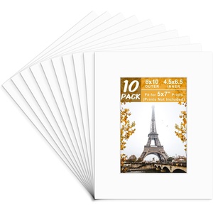 image:imageGolden State Art 20 Pack 8x10 White Picture Mats for 5x7 Pictures  Acid Free White Core Bevel Cut Picture Matting with 45 x 65 Opening for 5x7 Photos10 Pack Mats 8x10