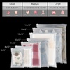 image:imageGolden State Art 10x13 Inch Frosted Zipper Plastic Bags 50 Pack  Packaging Bags for Shipping for Clothes 3 Mil Thick With Vent HolesClear