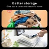 image:imageGolden State Art 10x13 Inch Frosted Zipper Plastic Bags 50 Pack  Packaging Bags for Shipping for Clothes 3 Mil Thick With Vent HolesClear