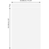 image:imageGolden State Art 50 Pack 8x10 AcidFree Crystal Clear Sleeves Storage Bags  Self Adhesive ResealableClear Plastic SleevesFor 8x10 Art PrintsPicturesPhotos 8 38x10 18 inchesClear