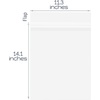 image:imageGolden State Art 6x9 Inch Crystal Sealed Clear Plastic Sleeves100 Pack  Resealable Adhesive Clear Stoarge Bags For Pictures Photos Framing Mat Mattes 618 x 9181138 x 14316