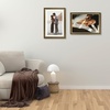 image:imageGolden State Art12x16 Ornate Picture Frame Holds 8x12 PhotoBlack Gold  Includes HD plexiglass frontwhite matbuildin hangers and buttons12x16 Decorative photo frame matted to 8x12Wall mountBlack Gold