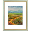 image:imageGolden State Art12x16 Ornate Picture Frame Holds 8x12 PhotoBlack Gold  Includes HD plexiglass frontwhite matbuildin hangers and buttons12x16 Decorative photo frame matted to 8x12Wall mountBlue Gold