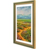 image:imageGolden State Art12x16 Ornate Picture Frame Holds 8x12 PhotoBlack Gold  Includes HD plexiglass frontwhite matbuildin hangers and buttons12x16 Decorative photo frame matted to 8x12Wall mountGreen Gold