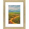 image:imageGolden State Art12x16 Ornate Picture Frame Holds 8x12 PhotoBlack Gold  Includes HD plexiglass frontwhite matbuildin hangers and buttons12x16 Decorative photo frame matted to 8x12Wall mountVintage Gold