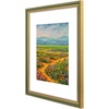 image:imageGolden State Art12x16 Ornate Picture Frame Holds 8x12 PhotoBlack Gold  Includes HD plexiglass frontwhite matbuildin hangers and buttons12x16 Decorative photo frame matted to 8x12Wall mountGreen Gold