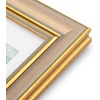 image:imageGolden State Art12x16 Ornate Picture Frame Holds 8x12 PhotoBlack Gold  Includes HD plexiglass frontwhite matbuildin hangers and buttons12x16 Decorative photo frame matted to 8x12Wall mountChampagne Gold