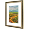 image:imageGolden State Art12x16 Ornate Picture Frame Holds 8x12 PhotoBlack Gold  Includes HD plexiglass frontwhite matbuildin hangers and buttons12x16 Decorative photo frame matted to 8x12Wall mountBlack Gold