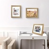 image:imageGolden State Art12x16 Ornate Picture Frame Holds 8x12 PhotoBlack Gold  Includes HD plexiglass frontwhite matbuildin hangers and buttons12x16 Decorative photo frame matted to 8x12Wall mountChampagne Gold