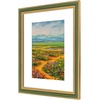 image:imageGolden State Art12x16 Ornate Picture Frame Holds 8x12 PhotoBlack Gold  Includes HD plexiglass frontwhite matbuildin hangers and buttons12x16 Decorative photo frame matted to 8x12Wall mountGreen Gold
