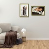image:imageGolden State Art12x16 Ornate Picture Frame Holds 8x12 PhotoBlack Gold  Includes HD plexiglass frontwhite matbuildin hangers and buttons12x16 Decorative photo frame matted to 8x12Wall mountGreen Gold