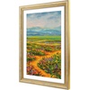 image:imageGolden State Art12x16 Ornate Picture Frame Holds 8x12 PhotoBlack Gold  Includes HD plexiglass frontwhite matbuildin hangers and buttons12x16 Decorative photo frame matted to 8x12Wall mountVintage Gold