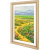 image:imageGolden State Art12x16 Ornate Picture Frame Holds 8x12 PhotoBlack Gold  Includes HD plexiglass frontwhite matbuildin hangers and buttons12x16 Decorative photo frame matted to 8x12Wall mountChampagne Gold