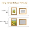 image:imageGolden State Art8x10 Ornate Picture Frame Holds 5x7 PhotoVintage Gold  Includes easel backreal glass frontwhite mat8x10 Decorative photo frame matted to 5x7Desktopwall mountEmbossed designVintage Gold