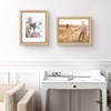 image:imageGolden State Art8x10 Ornate Picture Frame Holds 5x7 PhotoVintage Gold  Includes easel backreal glass frontwhite matbuildin hangers8x10 Decorative photo frame matted to 5x7Desktopwall mountChampagne Gold