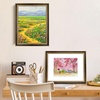 image:imageGolden State Art8x10 Ornate Picture Frame Holds 5x7 PhotoVintage Gold  Includes easel backreal glass frontwhite matbuildin hangers8x10 Decorative photo frame matted to 5x7Desktopwall mountBlack Gold