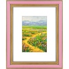 image:imageGolden State Art8x10 Ornate Picture Frame Holds 5x7 PhotoVintage Gold  Includes easel backreal glass frontwhite matbuildin hangers8x10 Decorative photo frame matted to 5x7Desktopwall mountPink Gold