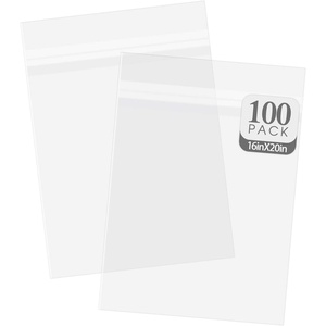 image:imageGolden State Art 6x9 Inch Crystal Sealed Clear Plastic Sleeves100 Pack  Resealable Adhesive Clear Stoarge Bags For Pictures Photos Framing Mat Mattes 618 x 9181638 x 2018